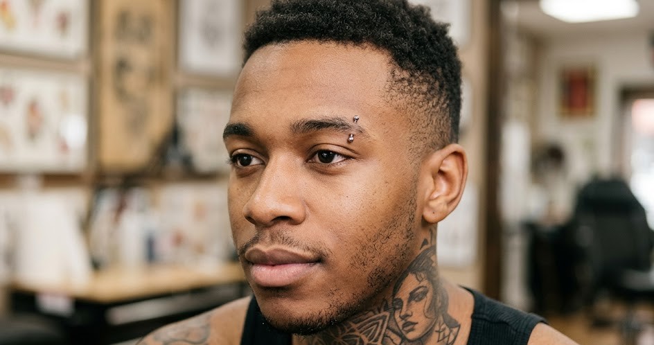 Eyebrow piercing